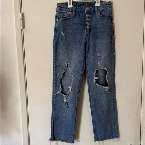 wild fable Denim - Wild Fable Blue Distressed Boyfriend Jeans